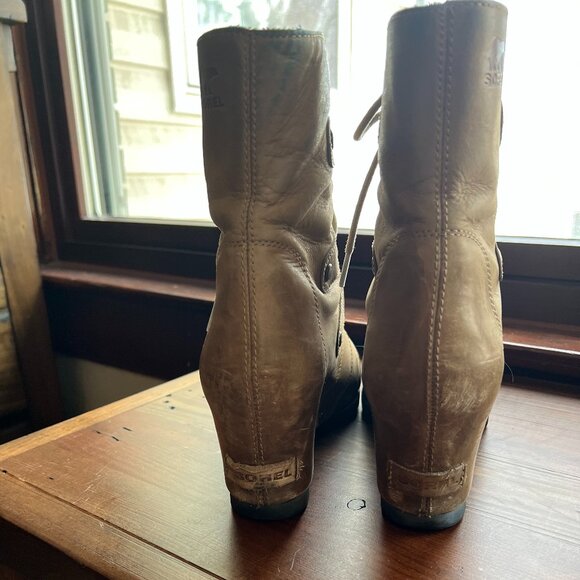 Sorel Joan of Arctic Wedge Lace-Up Boots - Picture 3 of 3
